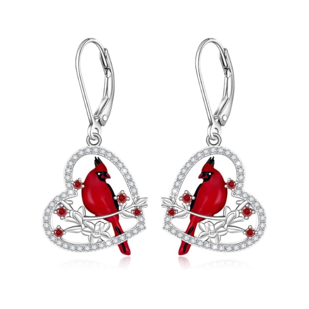 18k Diamond Cardinal Angel Earrings ** LIMITED REMAINING**